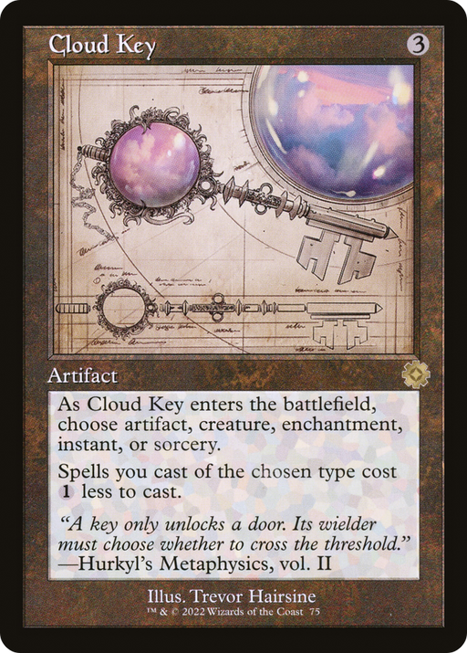 Cloud Key (Schematic) (BRR-075) [The Brothers' War Retro Artifacts] MTG Single Wizards of the Coast