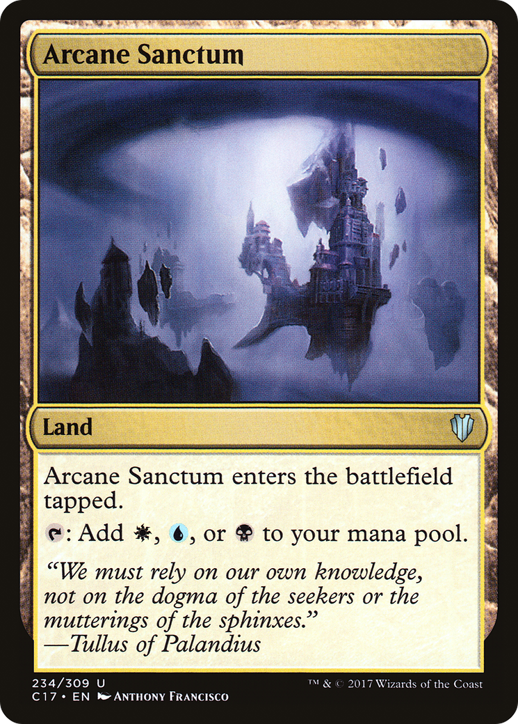 Arcane Sanctum (C17-234) [Commander 2017] MTG Single Wizards of the Coast