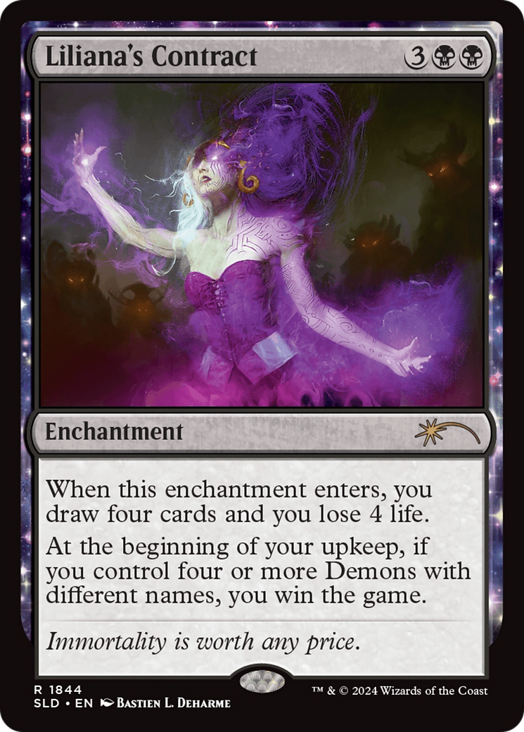 Liliana's Contract (SLD-1844) [Secret Lair] Drop: MTG Single Wizards of the Coast