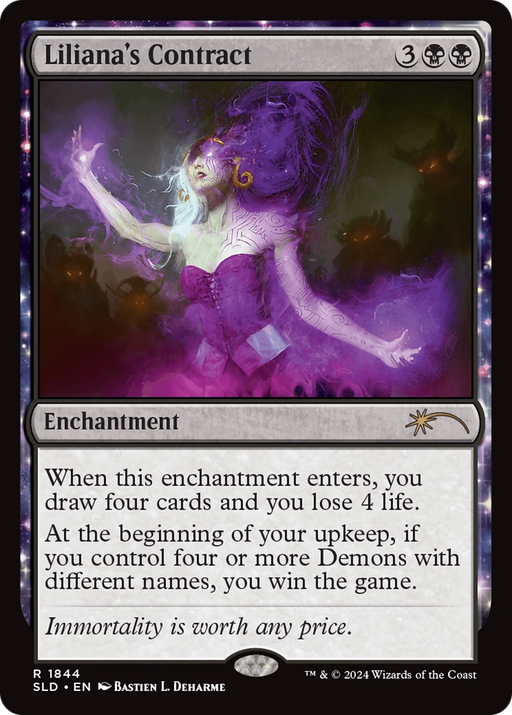 Liliana's Contract (SLD-1844) [Secret Lair] Drop: MTG Single Wizards of the Coast