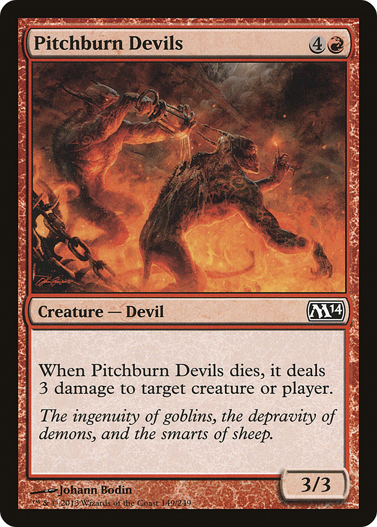 Pitchburn Devils (M14-149) [Magic 2014] MTG Single Wizards of the Coast