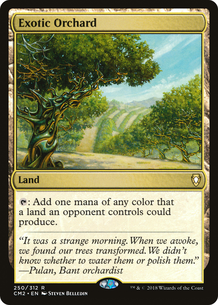 Exotic Orchard (CM2-250) [Commander Anthology Volume II] MTG Single Wizards of the Coast