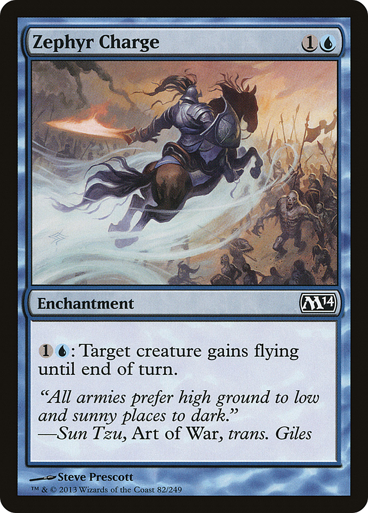 Zephyr Charge (M14-082) [Magic 2014] Foil MTG Single Wizards of the Coast