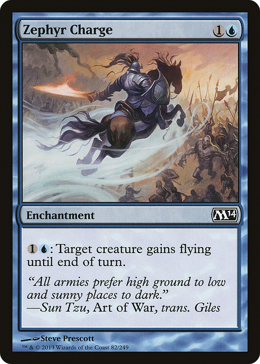 Zephyr Charge (M14-082) [Magic 2014] Foil MTG Single Wizards of the Coast