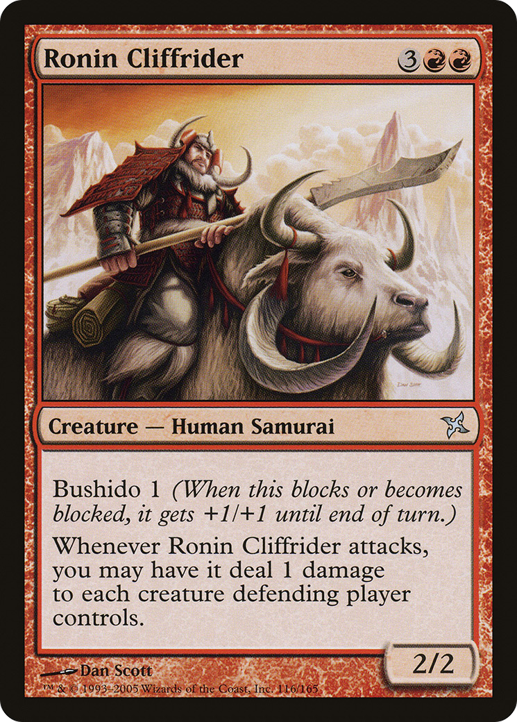 Ronin Cliffrider (BOK-116) [Betrayers of Kamigawa] MTG Single Wizards of the Coast