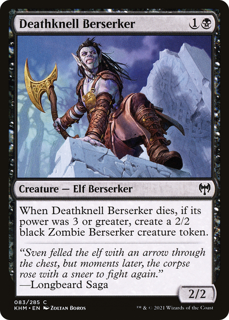 Deathknell Berserker (KHM-083) [Kaldheim] MTG Single Wizards of the Coast