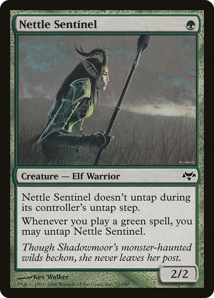 Nettle Sentinel (EVE-071) [Eventide] MTG Single Wizards of the Coast
