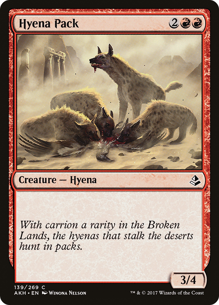 Hyena Pack [Amonkhet] MTG Single Magic: The Gathering