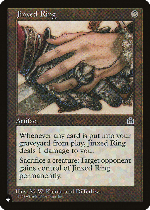 Jinxed Ring (LIST-STH-137) [Mystery Booster] The List MTG Single Wizards of the Coast