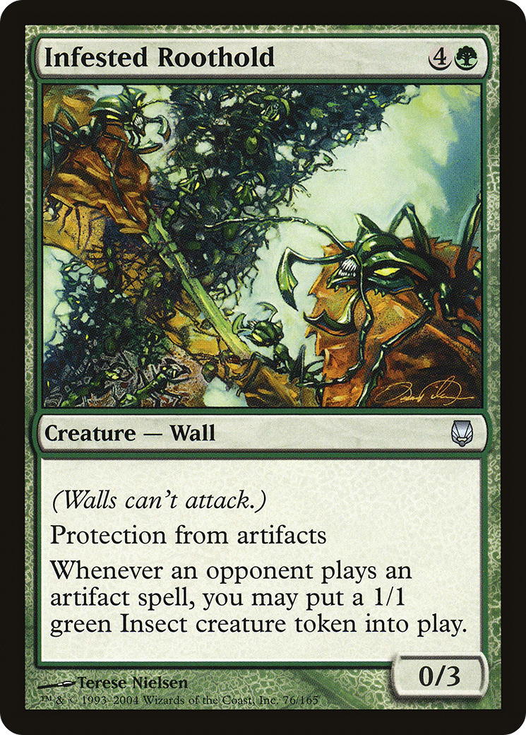 Infested Roothold (DST-076) [Darksteel] MTG Single Wizards of the Coast