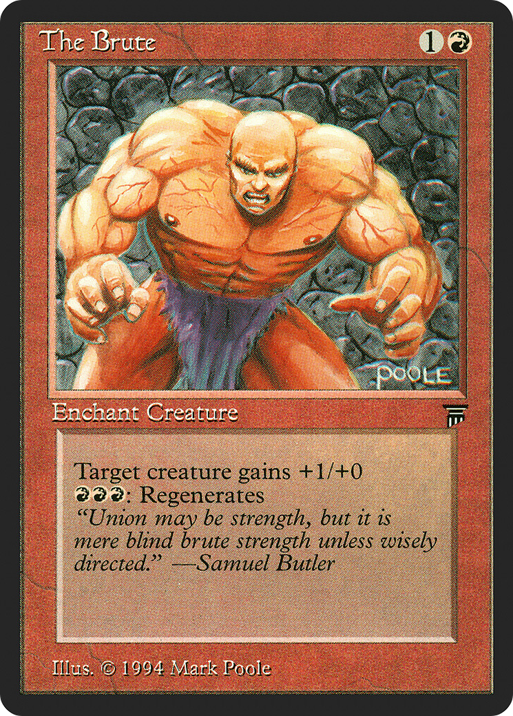 The Brute (LEG-167) [Oldschool] Legends MTG Single Wizards of the Coast