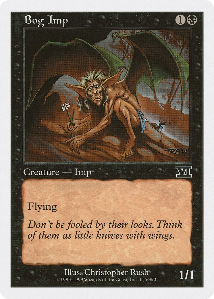Bog Imp (6ED-116) [Classic Sixth Edition] MTG Single Wizards of the Coast