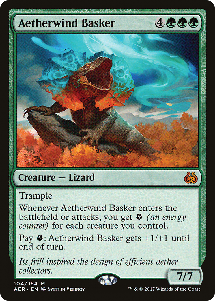 Aetherwind Basker (AER-104) [Aether Revolt] MTG Single Wizards of the Coast