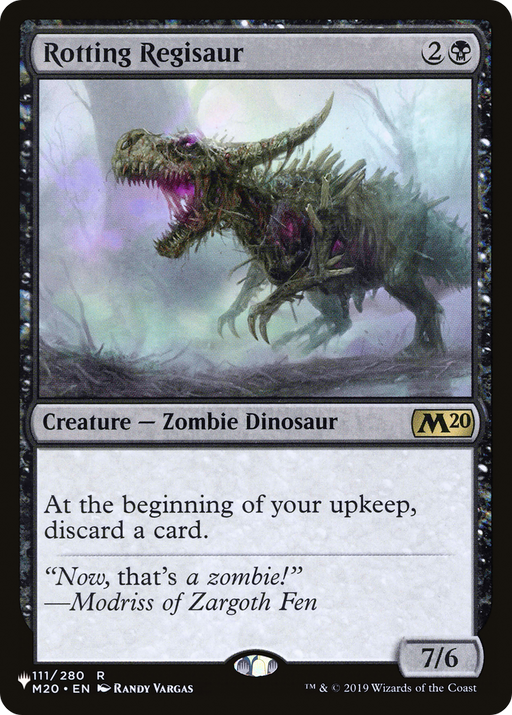 Rotting Regisaur (LIST-111/280) [Mystery Booster] The List MTG Single Wizards of the Coast