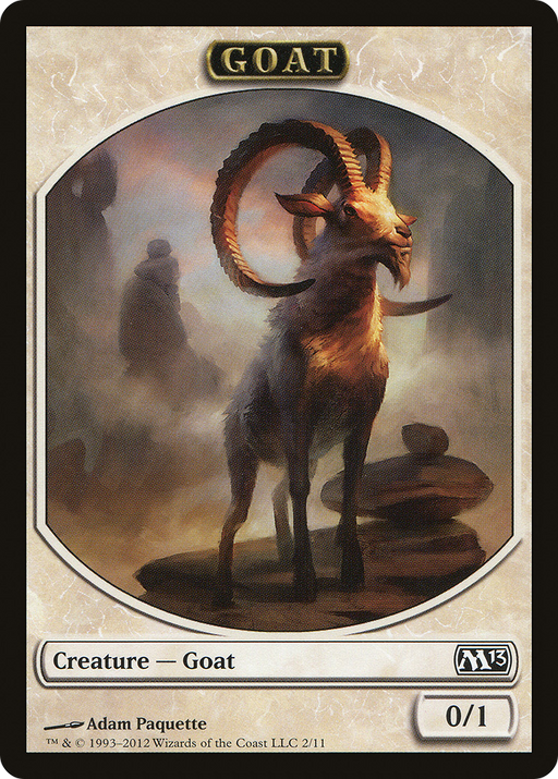 Goat (M13-002) [Tokens] Magic 2013 Tokens MTG Single Wizards of the Coast