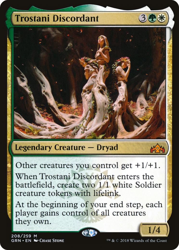 Trostani Discordant (GRN-208) [Guilds of Ravnica] Foil MTG Single Wizards of the Coast
