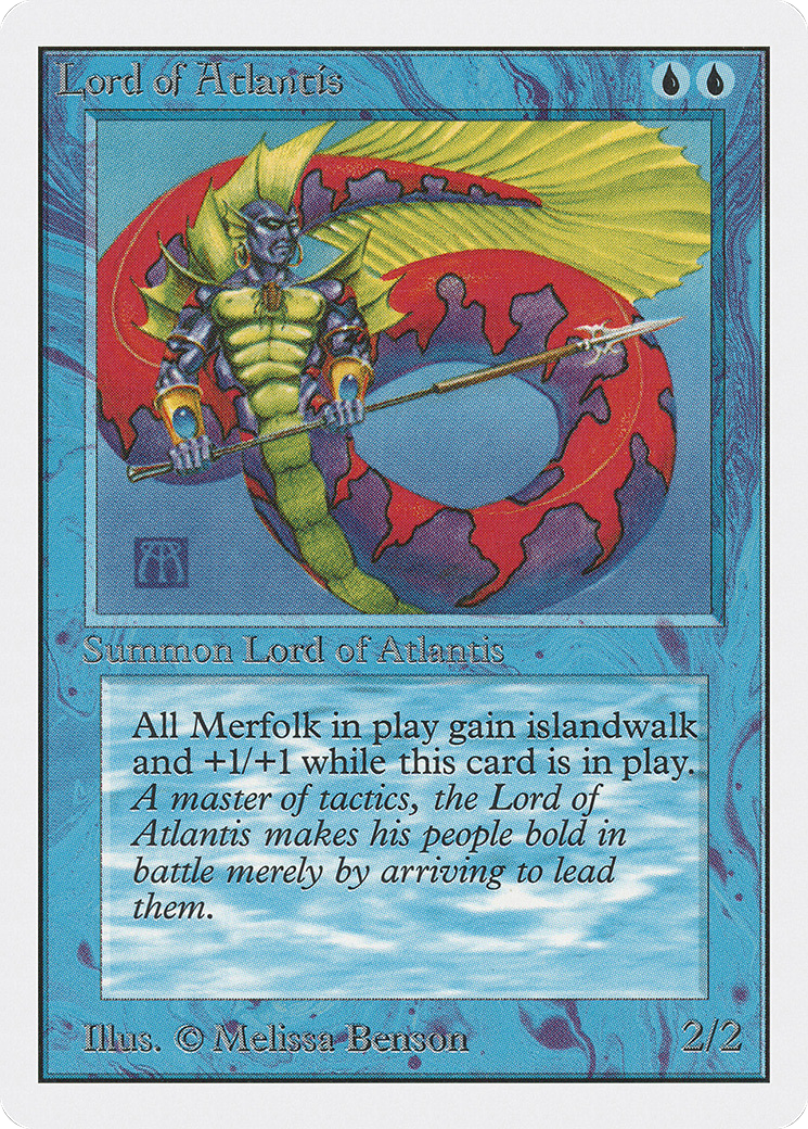 Lord of Atlantis (2ED-063) [Oldschool] Unlimited Edition MTG Single Wizards of the Coast