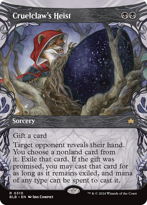 Cruelclaw's Heist (BLB-310) [Bloomburrow] (Showcase) (Borderless) MTG Single Wizards of the Coast