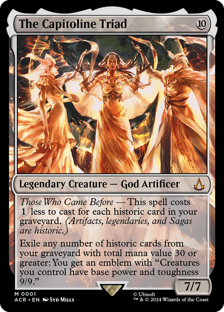 The Capitoline Triad (ACR-001) [Assassin's Creed] MTG Single Wizards of the Coast