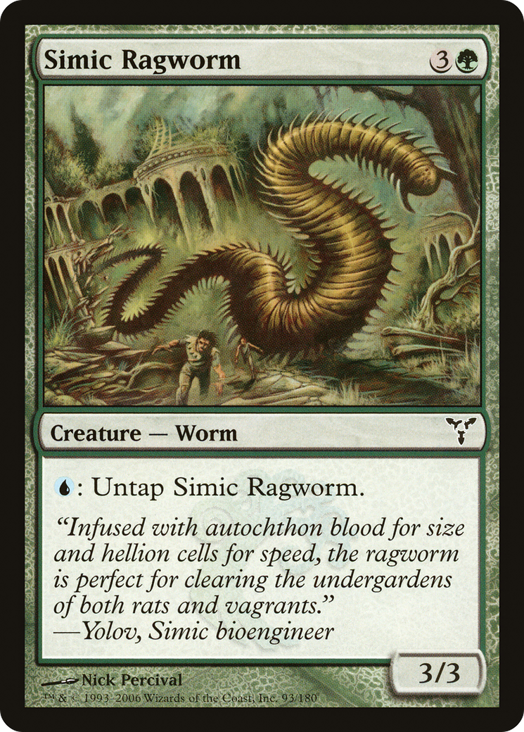 Simic Ragworm (DIS-093) [Dissension] MTG Single Wizards of the Coast
