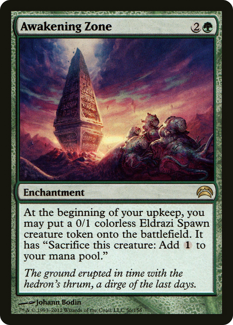 Awakening Zone (PC2-056) [Misc] Planechase 2012 MTG Single Wizards of the Coast