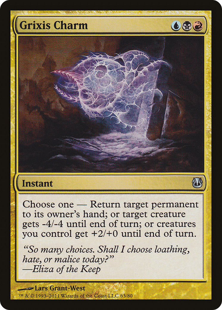 Grixis Charm (DDH-063) [Misc] Duel Decks: Ajani vs. Nicol Bolas MTG Single Wizards of the Coast