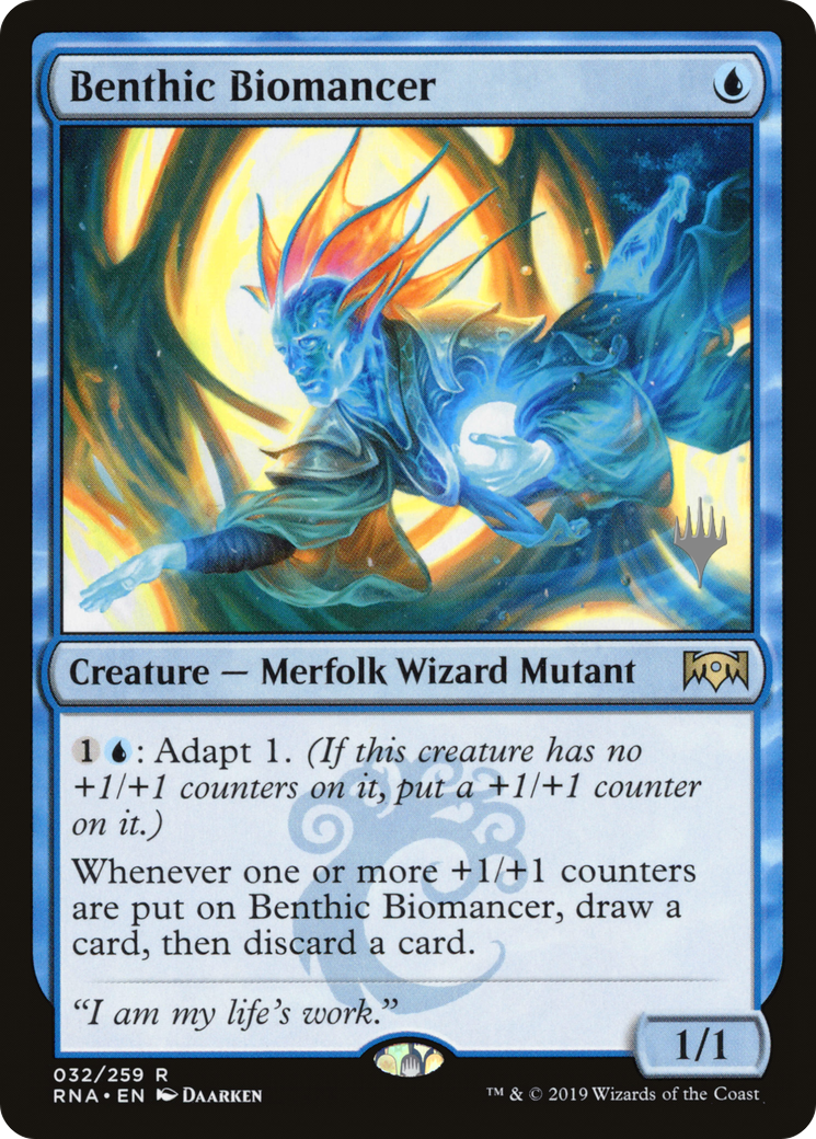 Benthic Biomancer (PPM20-032) [Ravnica Allegiance Promos] MTG Single Wizards of the Coast
