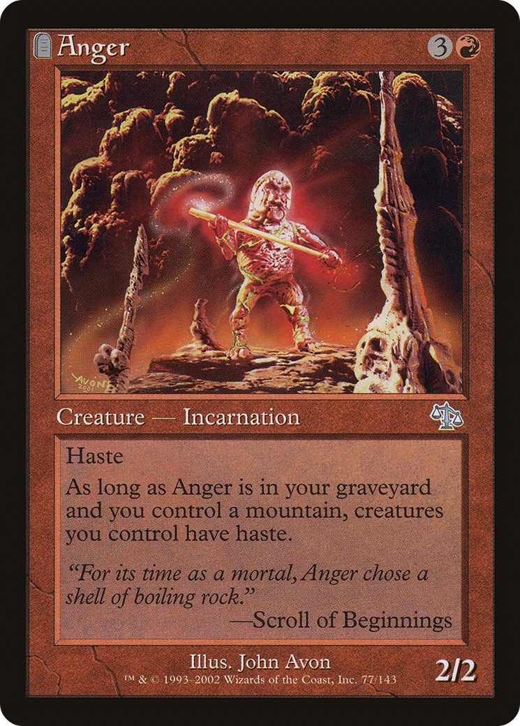 Anger (JUD-077) [Judgment] Foil MTG Single Wizards of the Coast