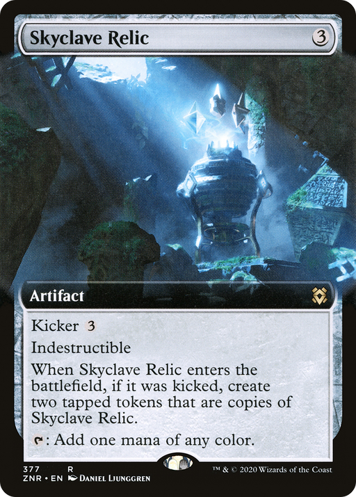 Skyclave Relic (ZNR-377) [Zendikar Rising] (Extended Art) MTG Single Wizards of the Coast