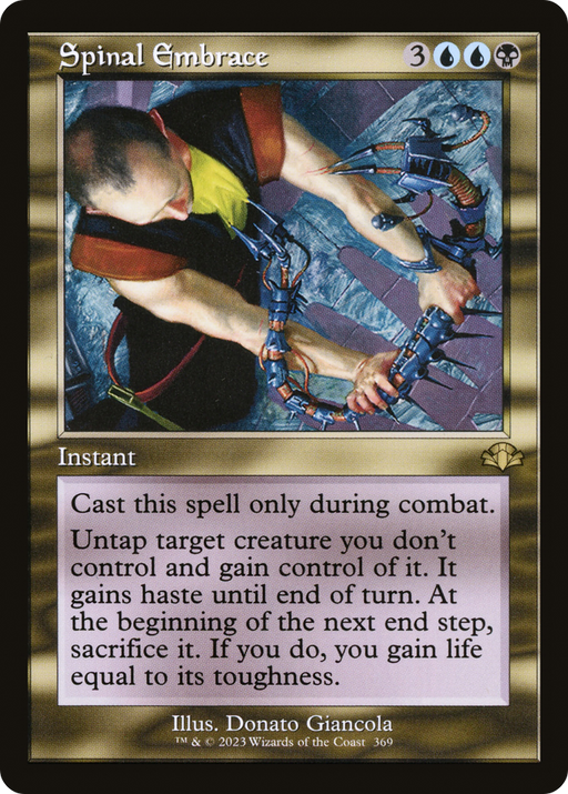 Spinal Embrace (DMR-369) [Dominaria Remastered] Foil MTG Single Wizards of the Coast