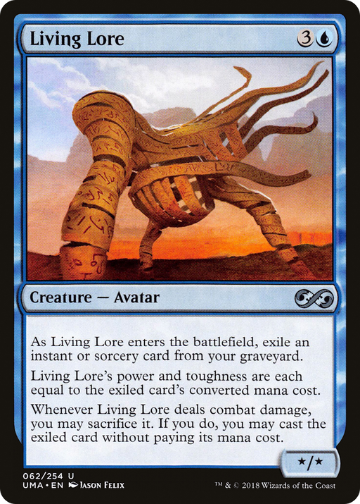 Living Lore (UMA-062) [Ultimate Masters] Foil MTG Single Wizards of the Coast