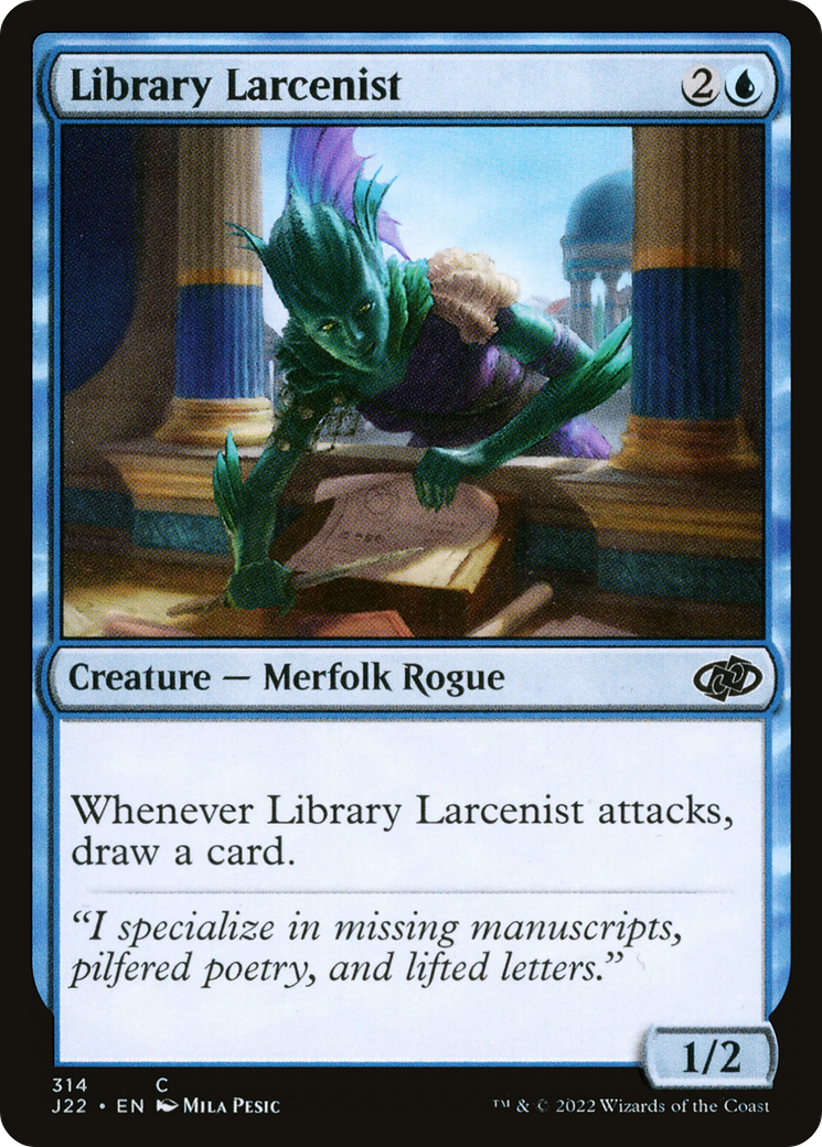 Library Larcenist (J22-314) [Jumpstart 2022] MTG Single Wizards of the Coast