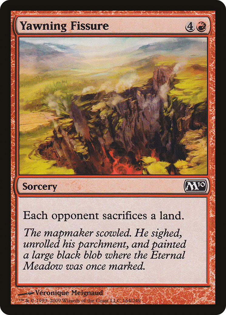 Yawning Fissure (M10-164) [Magic 2010] MTG Single Wizards of the Coast
