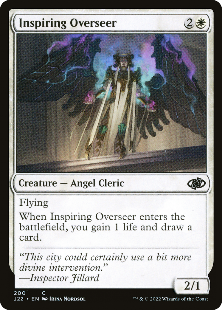 Inspiring Overseer (J22-200) [Jumpstart 2022] MTG Single Wizards of the Coast