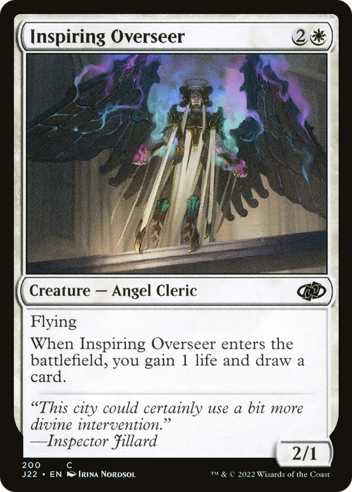 Inspiring Overseer (J22-200) [Jumpstart 2022] MTG Single Wizards of the Coast
