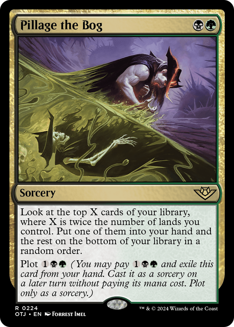 Pillage the Bog (OTJ-224) [Outlaws of Thunder Junction] Foil MTG Single Wizards of the Coast