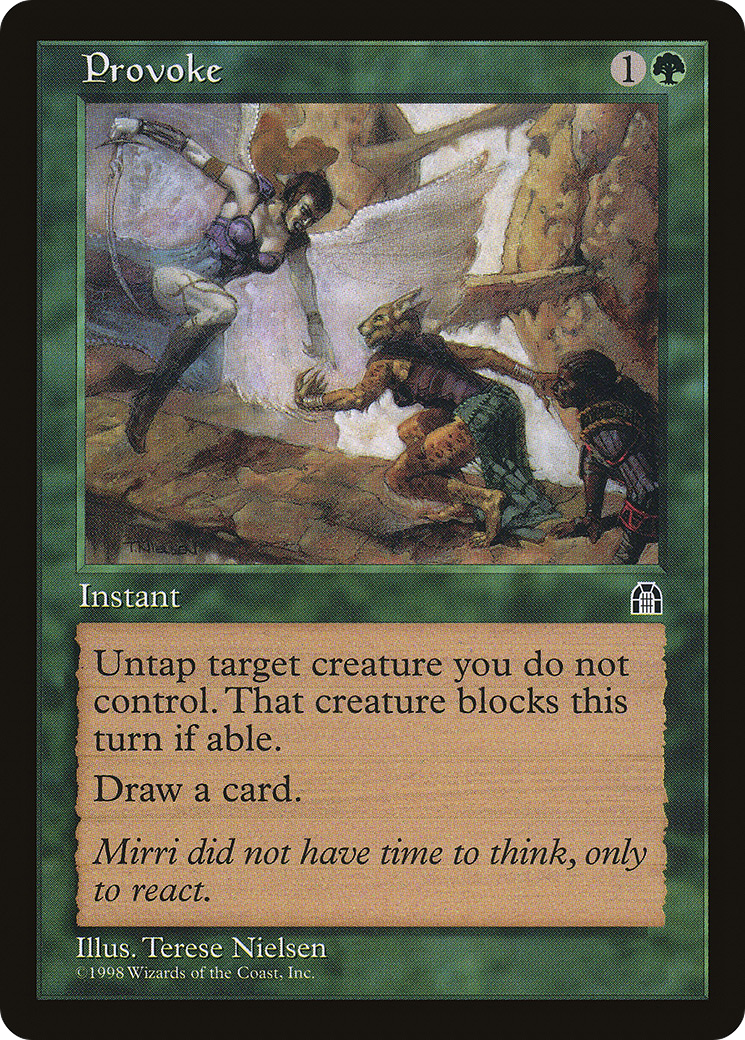 Provoke (STH-113) [Stronghold] MTG Single Wizards of the Coast