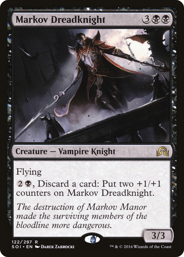 Markov Dreadknight (SOI-122) [Shadows over Innistrad] Foil MTG Single Wizards of the Coast