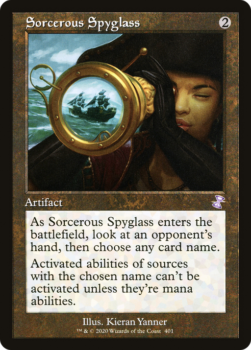 Sorcerous Spyglass (TSR-401) [Time Spiral Remastered] MTG Single Wizards of the Coast