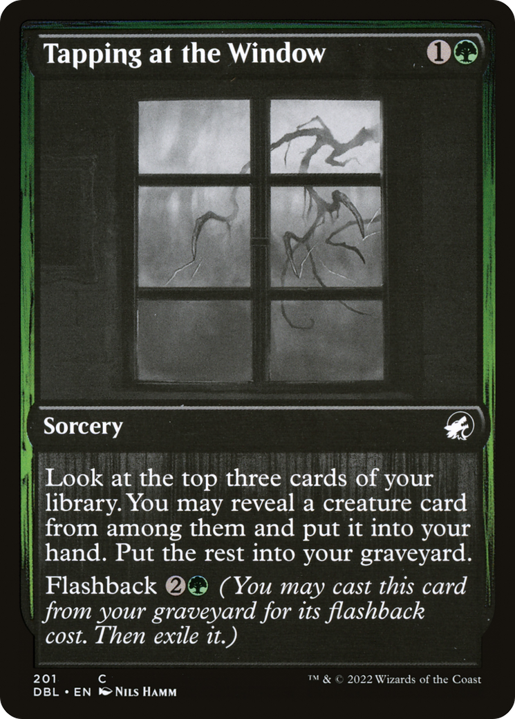 Tapping at the Window (DBL-201) [Innistrad: Double Feature] Foil MTG Single Wizards of the Coast
