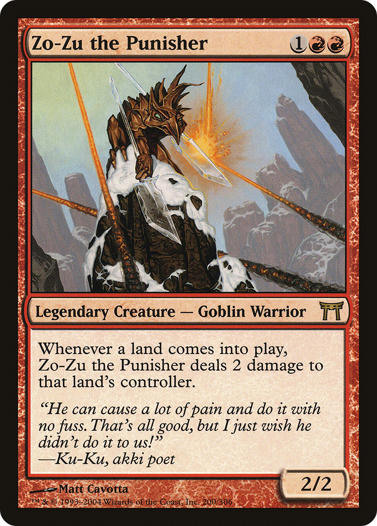 Zo-Zu the Punisher (CHK-200) [Champions of Kamigawa] MTG Single Wizards of the Coast