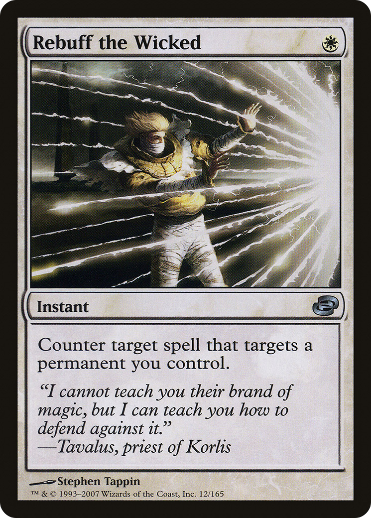Rebuff the Wicked (PLC-012) [Planar Chaos] Foil MTG Single Planar Chaos