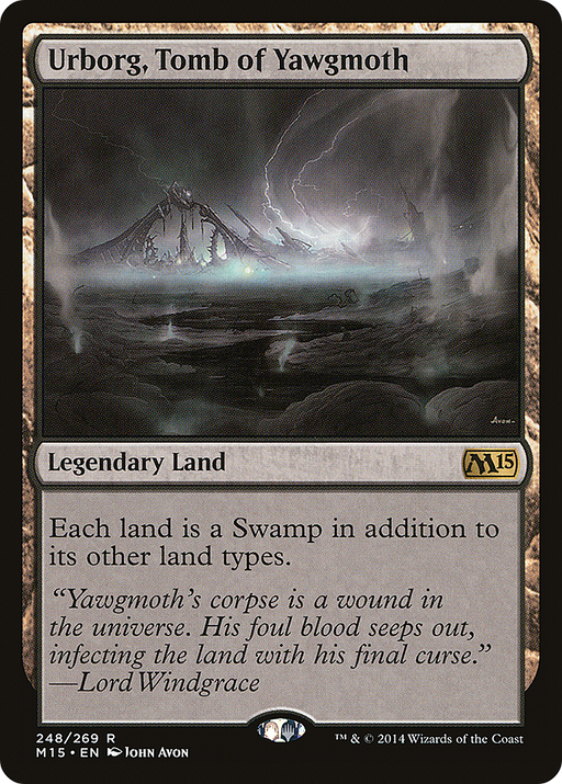 Urborg, Tomb of Yawgmoth (M15-248) [Magic 2015] Foil MTG Single Wizards of the Coast