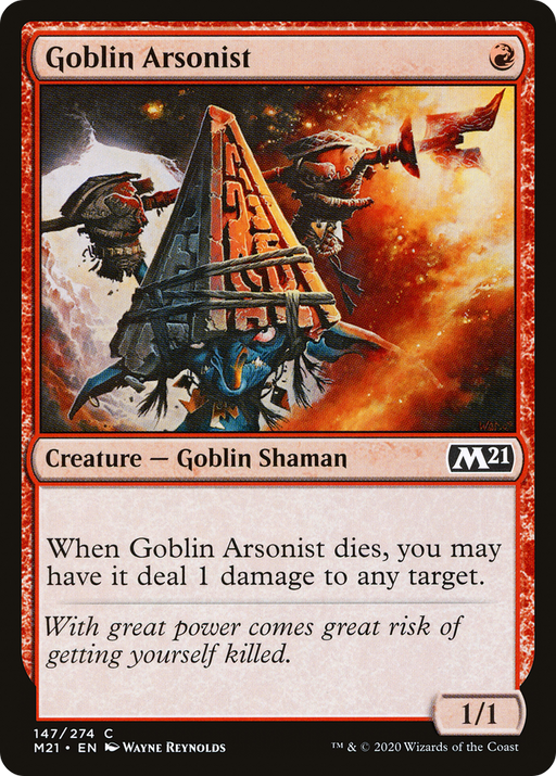 Goblin Arsonist (M21-147) [Core Set 2021] MTG Single Wizards of the Coast