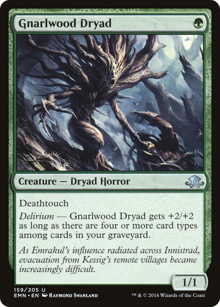 Gnarlwood Dryad (EMN-159) [Eldritch Moon] Foil MTG Single Wizards of the Coast