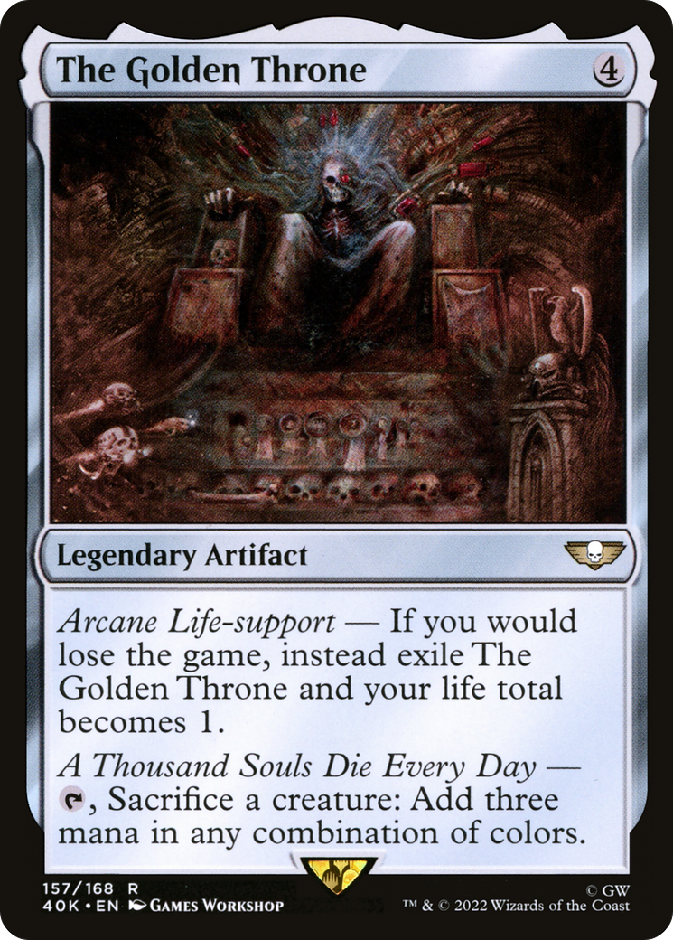 The Golden Throne (40K-157) [Warhammer 40,000 Commander] MTG Single Wizards of the Coast