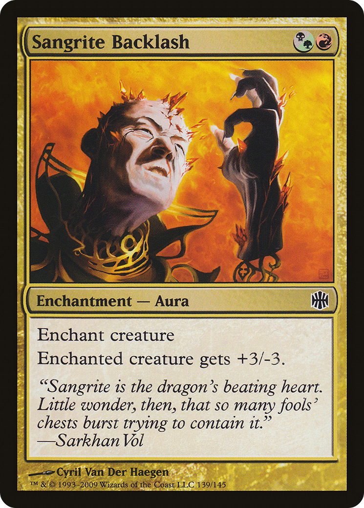 Sangrite Backlash (ARB-139) [Alara Reborn] Foil MTG Single Wizards of the Coast