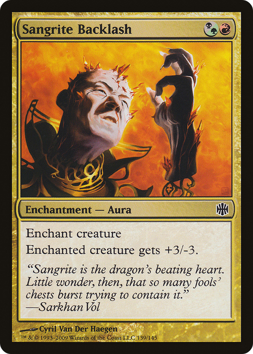 Sangrite Backlash (ARB-139) [Alara Reborn] MTG Single Wizards of the Coast