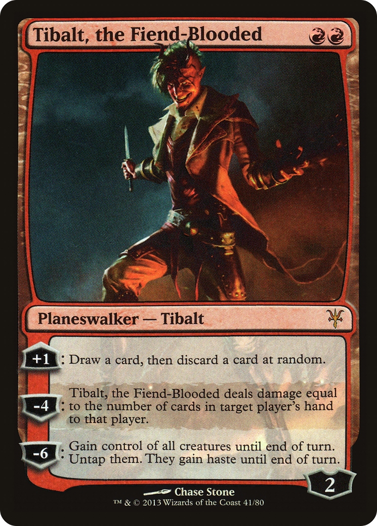 Tibalt, the Fiend-Blooded (DDK-041) [Misc] Duel Decks: Sorin vs. Tibalt MTG Single Wizards of the Coast