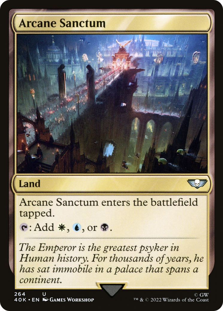 Arcane Sanctum (40K-264) [Warhammer 40,000 Commander] MTG Single Wizards of the Coast